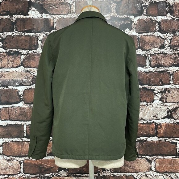 GAP Utility Jacket Coat Full Zip Collar Green Size Medium M - Picture 11 of 17